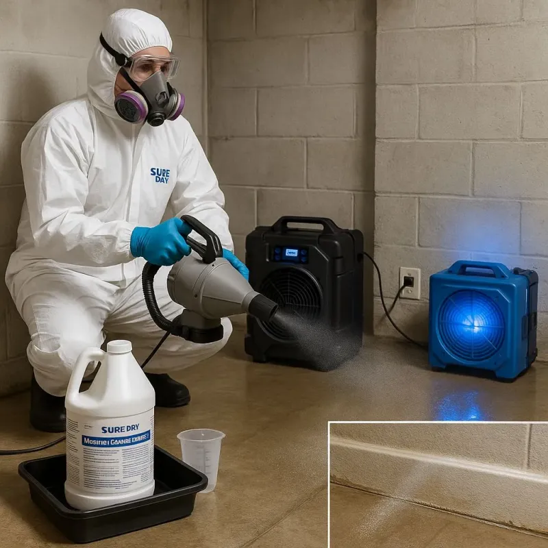 Sanitization and Odor Removal process in Troy, MI